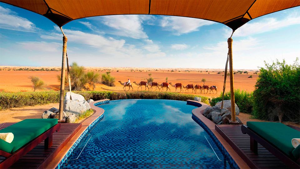 Al Maha Desert Resort & Spa offers the quintessential desert experience