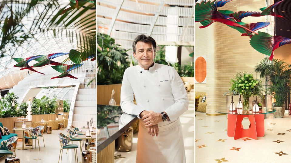 Chef Yannick Alléno is behind the dining at the new Doha Louis Vuitton Lounge.