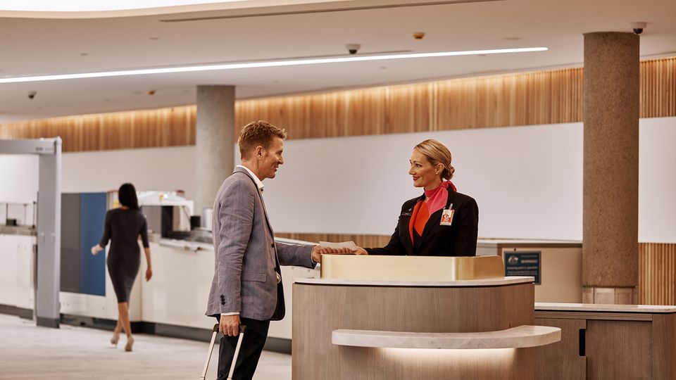 Bypass the main queue at Qantas' Brisbane Premium Lounge Entry.