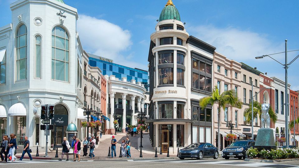 Beverly Hills' iconic Rodeo Drive.