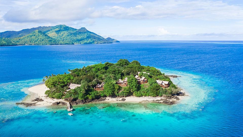 The Royal Davui Island Resort is a private adults-only island limited to just 32 guests.