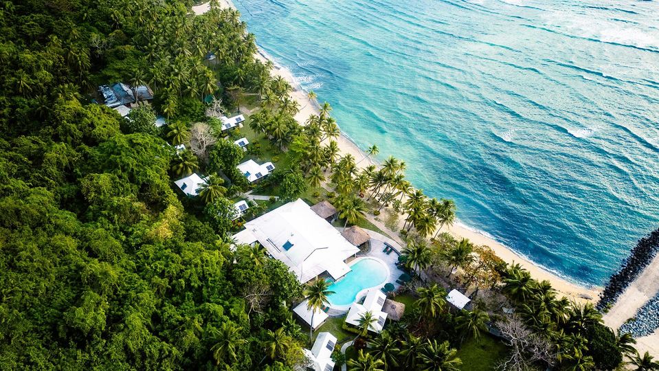 Waya Island Resort nestles into and embraces the landscape.